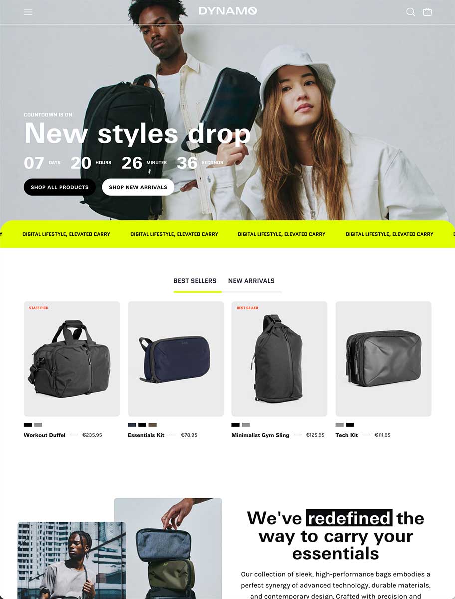 die besten shopify themes - palo alto theme