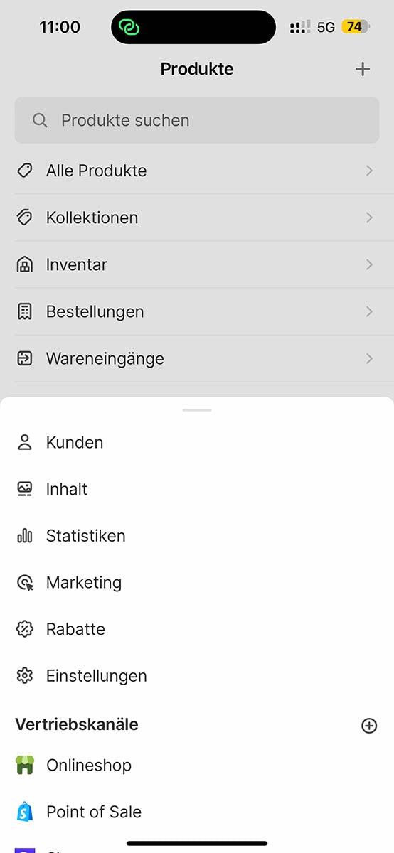 shopify app produkte