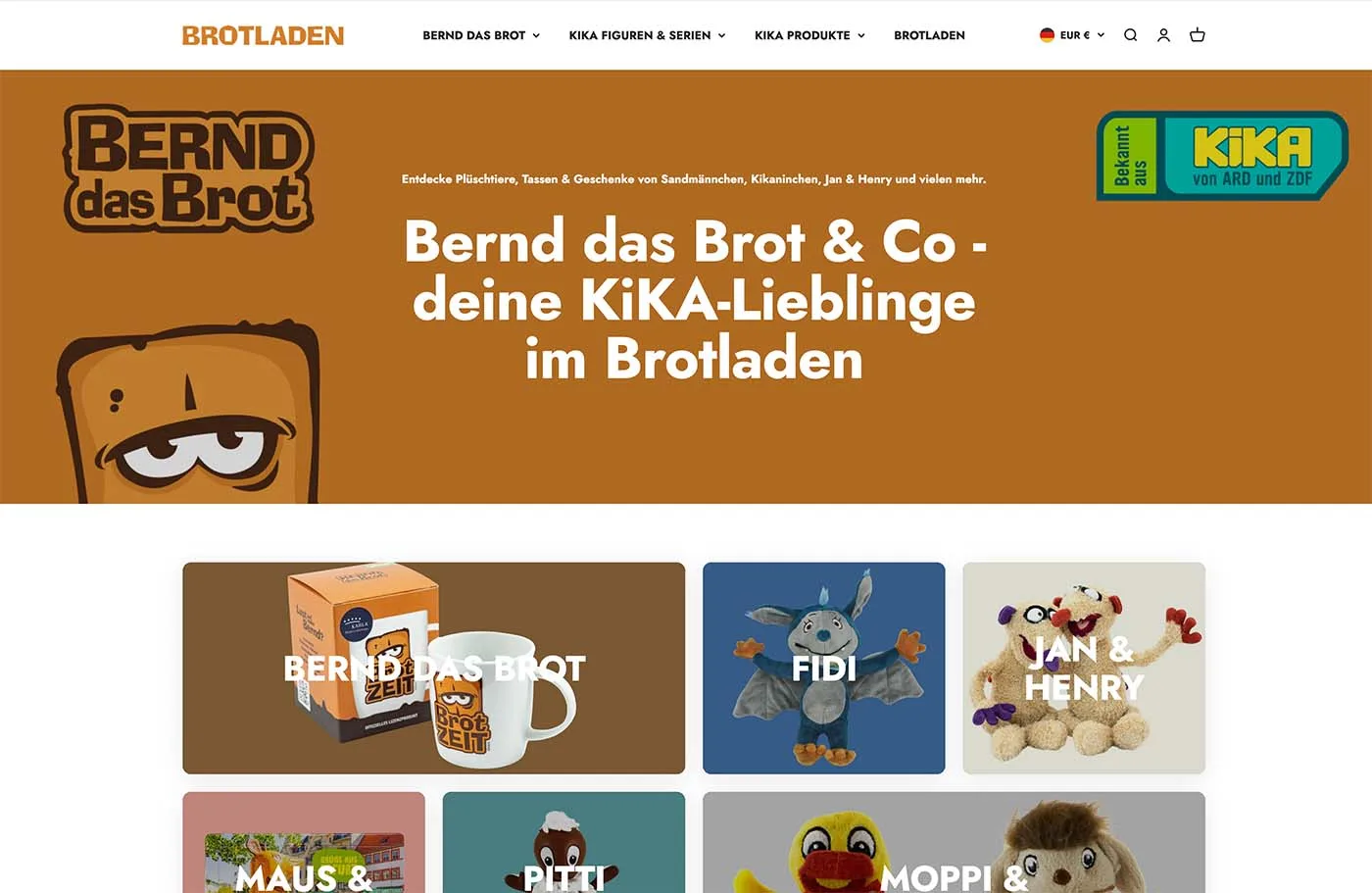 Bernd Brotladen – Shopify Shop