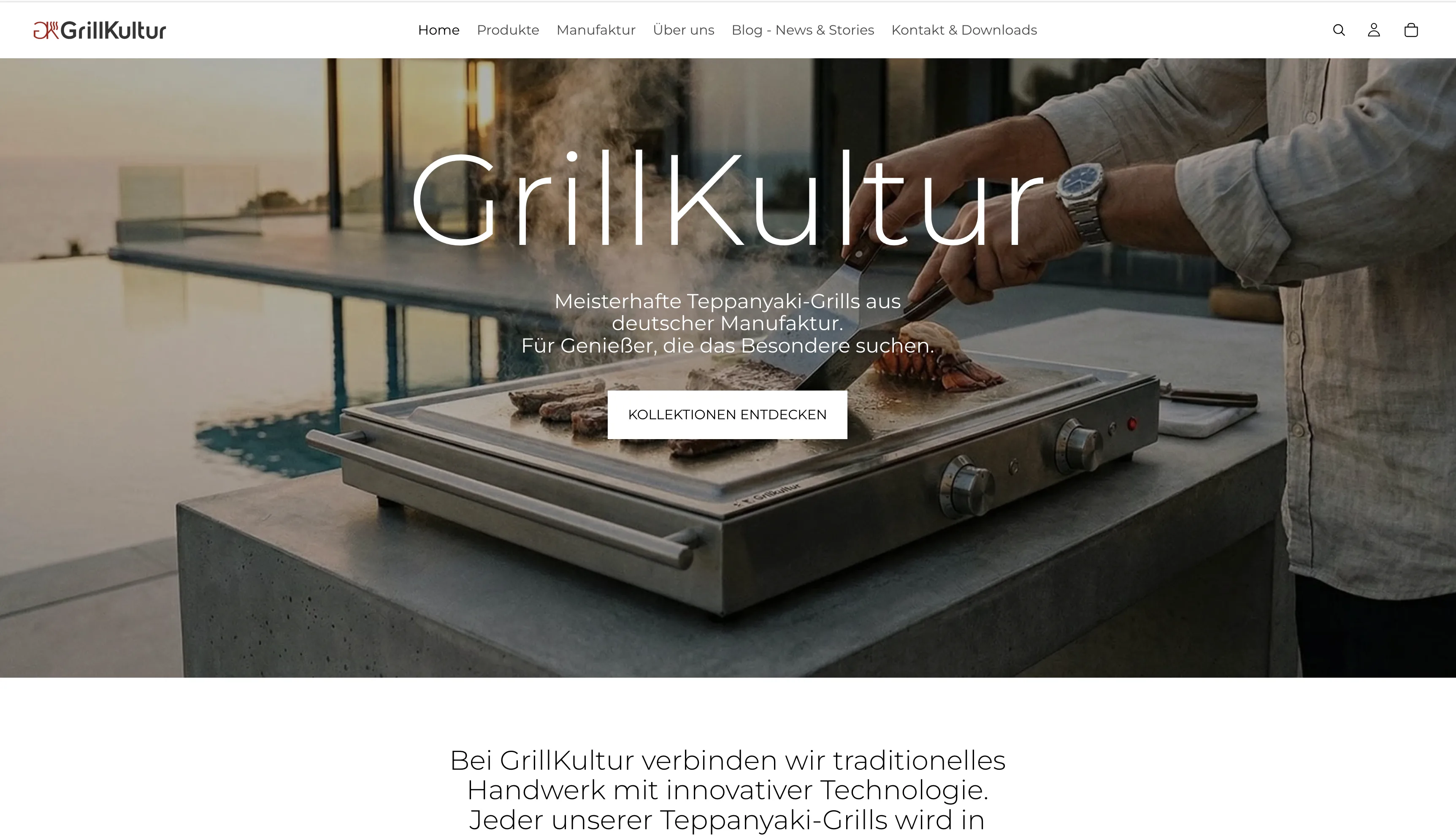 GrillKultur – Teppanyaki-Grills aus deutscher Manufaktur