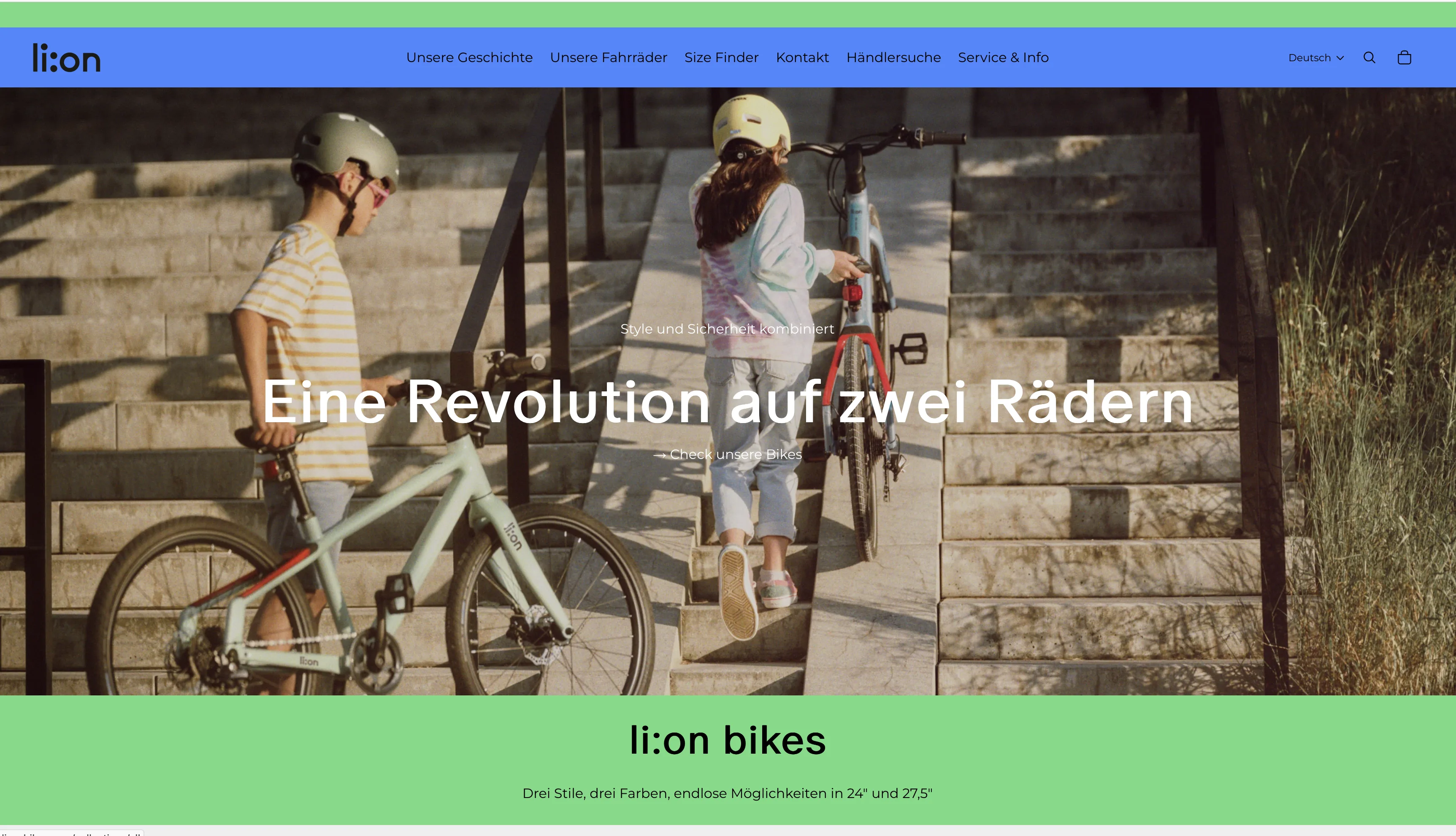 Lion Bikes – Fahrräder D2C und B2B