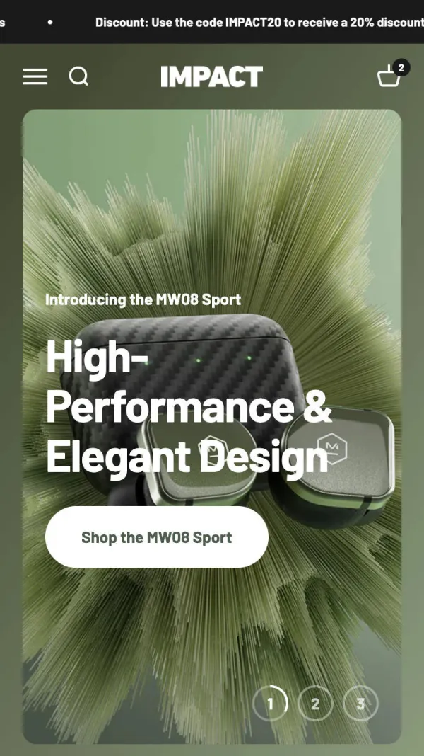 Impact Theme Screenshot